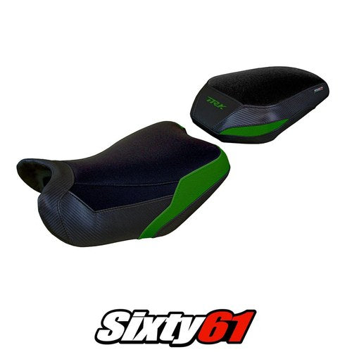 Benelli Trk 702 2023 2024 2025 2026 Seat Cover Tappezzeria Army Green Black