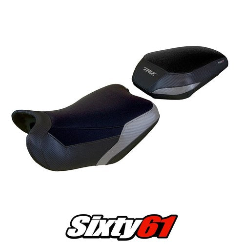 Benelli Trk 702 2023 2024 2025 2026 Seat Cover Tappezzeria Grey Black