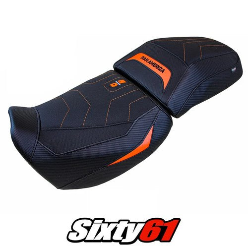 Harley Davidson Pan America 2021-2025 2026 Seat Cover Tappezzeria Comfort Orange