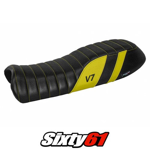 Moto Guzzi V7 2011-2017 2018 2019 2020 Seat Cover Tappezzeria Comfort Yellow