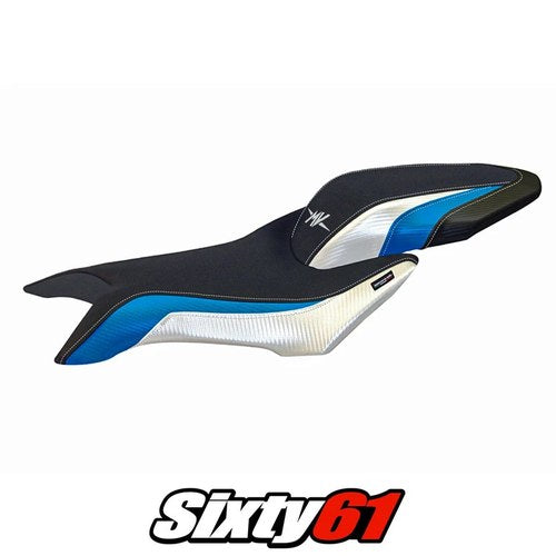 MV Agusta Brutale 800 2016-2022 2023 2024 2025 Seat Cover Tappezzeria White Blue