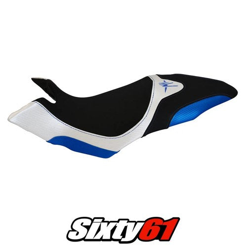 MV Agusta Dragster 800 2014-2016 2017 2018 Seat Cover Tappezzeria White Blue
