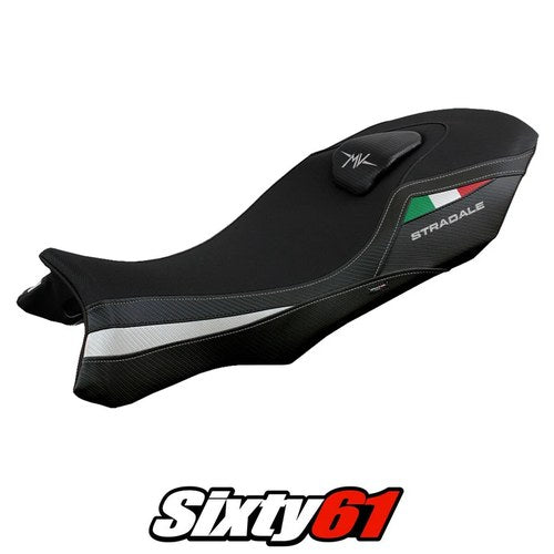 MV Agusta Stradale 800 2015 2016 2017 Seat Cover Tappezzeria White Black
