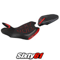MV Agusta Turismo Veloce 2014-2020 Seat Cover Tappezzeria Ultragrip Red Grey