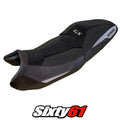 BMW R1300GS 2023-2025 2026 Touring Seat Cover Tappezzeria Ultragrip Silver Black