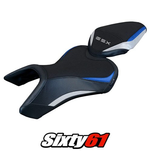 Suzuki Gsx 8S-8R 2023 2024 2025 Seat Cover Tappezzeria White Blue Black