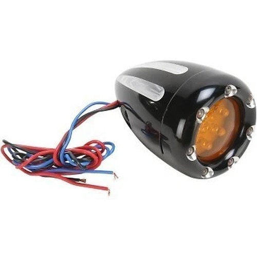 Arlen Ness 12-765 Deep Cut Factory Style Turn Signals W/ LED Fire Ring Sold Each