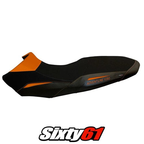 KTM 1050 Adventure 2015 2016 Seat Cover Tappezzeria Orange Black