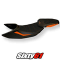 KTM 1290 Super Duke R 2014-2018 2019 Seat Cover Tappezzeria Ultragrip Orange