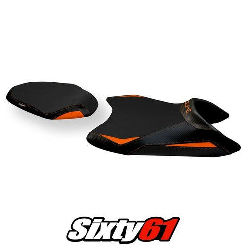 KTM 890 Duke 2023 2024 2025 2026 Seat Cover Tappezzeria Orange Black