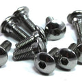 Stainless Fairing Bolts m6 x 16mm + 4mm Shoulder Shank Honda Cbr Nsr Vfr x10 Qty