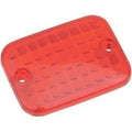 Drag Specialties 2040-0302 Red Rectangular Marker Light Lens Sold Each