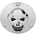 Drag Specialties 1902-0062 Chrome 3-D Skull Derby Cover for 70-98 Big Twin
