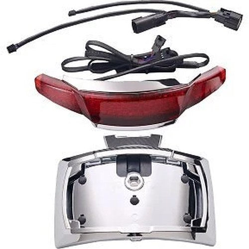 Ciro 40373 Latitude Tail Light & License Plate Holder with Lightstrike