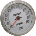Drag Specialties DS-2438325 White Face FL-Style 2240:60 Speedometer