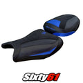 Suzuki Hayabusa 2008-2018 2019 2020 Seat Cover Tappezzeria Ultragrip Suede Blue
