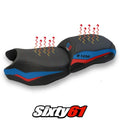 BMW R1250GS 2019-2022 2023 Comfort Heated Seat Cover Tappezzeria Red Blue
