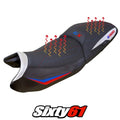BMW R1300GS 2023-2025 2026 Comfort Heated Seat Cover Tappezzeria White Red Blue