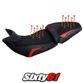 Ducati Multistrada V2 2021-2023 2024 Comfort Heated Seat Cover Tappezzeria Red