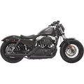 Bassani Black 3" Firepower Series Slip-On Mufflers for 14-20 Sportster XL