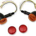 Drag Specialties 2040-1962 Black LED Mini Deuce Stud Mount Marker Lights