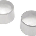 Drag Specialties 0214-0374 Chrome Front Axle Nut Covers for 08-25 Touring