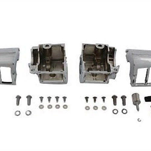 V-Twin 26-2149 Chrome Handlebar Switch Housing Kit for 82-95 Harley