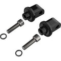 Ciro 60021 Peg Adapters- Passenger - Black - Indian