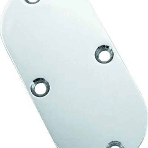 Biker's Choice 4900592 Chrome Oval Primary Chain Inspection Cover Plate - 65-06
