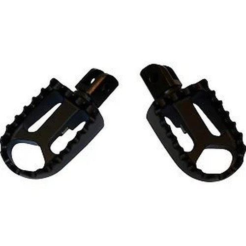 Drag Specialties 1620-2493 Black Bmx Foot Pegs for M8 Softail Driver