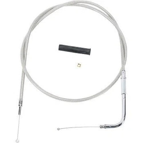 Drag Specialties 0650-0305 47-1/2" Stainless Braided Throttle Cable