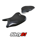 Kawasaki Ninja 250 2018 2019 Seat Cover Tappezzeria Comfort White Black