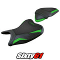 Kawasaki Z250 2019 2020 Seat Cover Tappezzeria Green Black