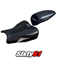 Kawasaki ZX25R 2020 2021 2022 2023 2024 Seat Cover Tappezzeria Ultragrip Silver