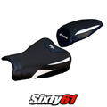 Kawasaki ZX4RR 2023 2024 2025 Seat Cover Tappezzeria Comfort White Black