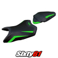 Kawasaki Ninja 500 2024 2025 2026 Seat Cover Tappezzeria Comfort Green Black