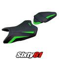 Kawasaki Ninja 500 2024 2025 2026 Seat Cover Tappezzeria Ultragrip Green Black