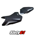 Kawasaki Ninja 500 2024 2025 2026 Seat Cover Tappezzeria Ultragrip Silver Black