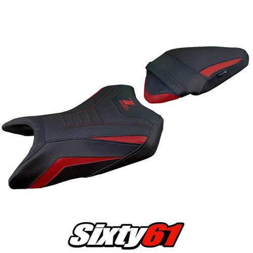 Kawasaki Z500 2024 2025 Seat Cover Tappezzeria Ultragrip Dark Red Black