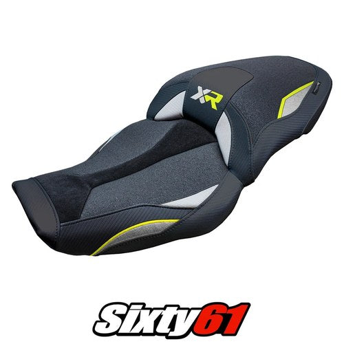 BMW S1000XR 2024 2025 2026 Seat Cover Tappezzeria Ultragrip Silver Yellow Black