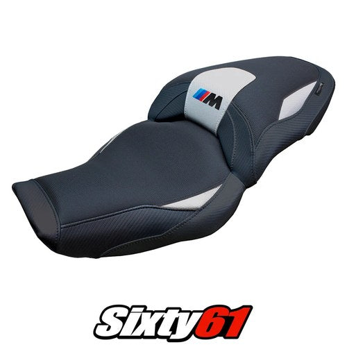 BMW M1000XR 2024 2025 2026 Seat Cover Tappezzeria Silver Black
