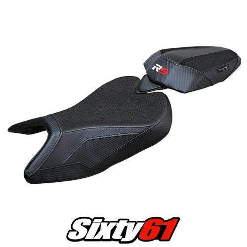 Aprilia RS 457 2023 2024 2025 2026 Seat Cover Tappezzeria Ultragrip Black