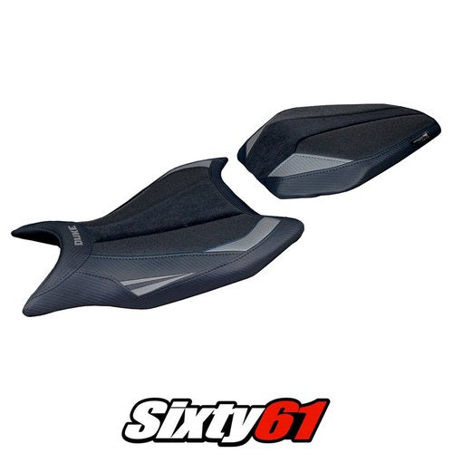 KTM 990 Duke 2024 2025 Seat Cover Tappezzeria Ultragrip Grey Black