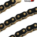 Kawasaki ZX12R Black Gold EK Chain 530 150 Link for Extended Swingarm ZXV3