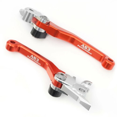 AS3 Brake Clutch Flexi Levers for KTM 125 150 200 450 SX-F Exc XC 2009-2013