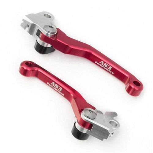 AS3 Brake Clutch Flexi Levers for Honda CR 125 250 04-07 Crf 250 450 R 04-06