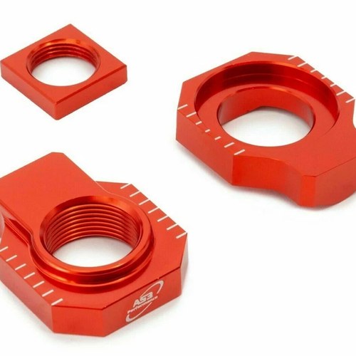 AS3 Axle Blocks for KTM 125 150 250 350 450 XC-F SX Sxf 13-22 450 Smr 21-22