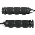 Avon AIR-90-ANO-SPK Black Spike Air Cushioned Hand Grips for Harley Cable Op