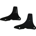 Drag Specialties 1504-0124 Black Sissy Bar Side Plates for 14-23 Touring
