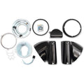 Drag Specialties 2001-1482 Gloss Black Nacelle Kit for 7" Headlights Harley